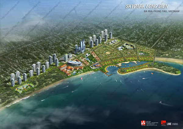 Skypark Long Điền cũng là một trong những dự án khủng của công ty Việt Hân. Dự án tọa lạc tại 2 xã Phước Tỉnh và Phước Hưng, huyện Long Điền, Bà Rịa - Vũng Tàu, trên diện tích khoảng 948.912m2.