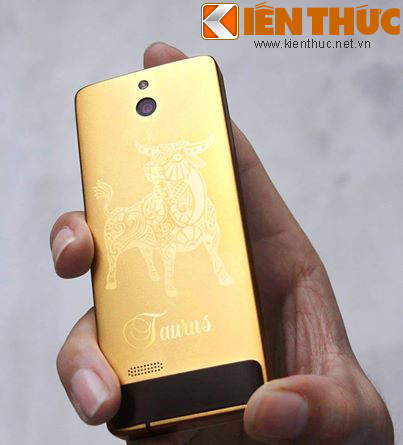 Mẫu Nokia 515 mạ vàng cung Kim Ngưu.