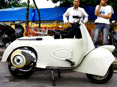 Vespa phong cách Limosine.