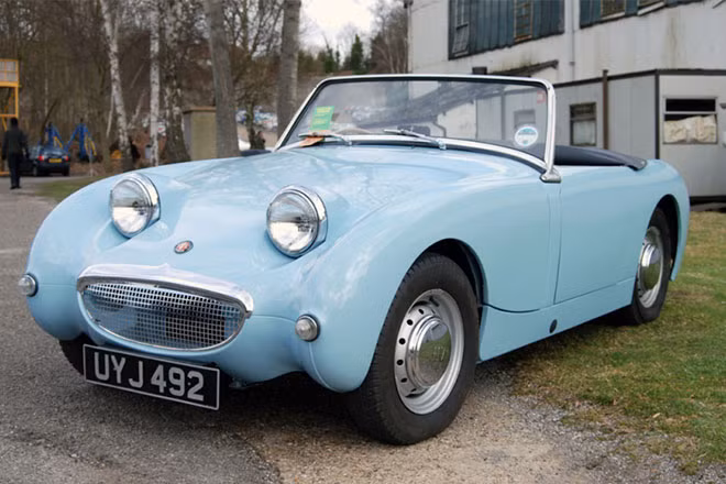Một trong những chiếc Austin Healey Sprite thế hệ đầu tiên.