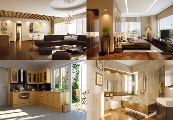 Trong số các căn hộ chào bán có tới hơn 80% căn hộ có diện tích từ 60 - 66 m2, còn lại là căn hộ 3 phòng ngủ hơn 100 m2.