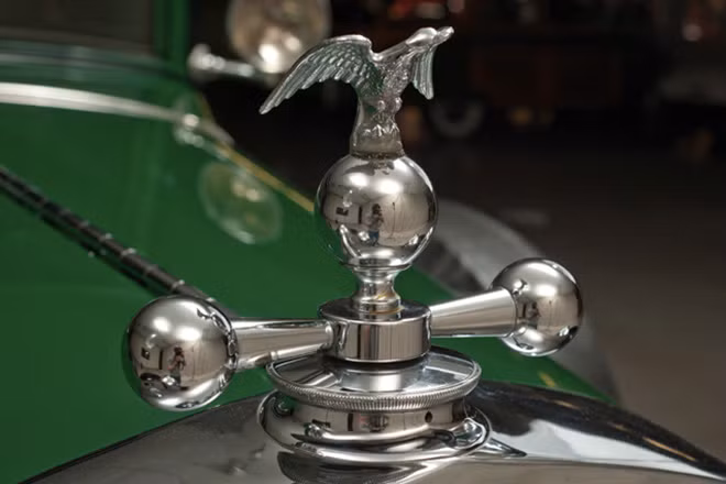 Biểu tượng độc đáo ở đầu xe.