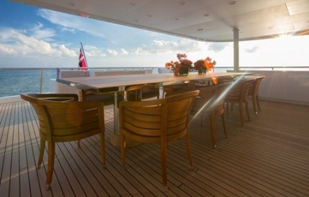 Dream có phòng ăn chính sang trọng bên trong du thuyền và phòng ăn ngoài trời với tầm nhìn đẹp. Các phòng ngủ tiện nghi và ấm cúng. Ngoài ra, nó còn được trang bị một rạp chiếu phim thu nhỏ, phòng tập yoga, phòng tập thể dục hiện đại...