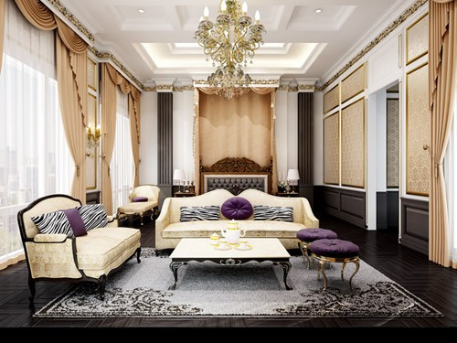 Cận cảnh căn hộ đế vương ở D'.Palais de Louis.