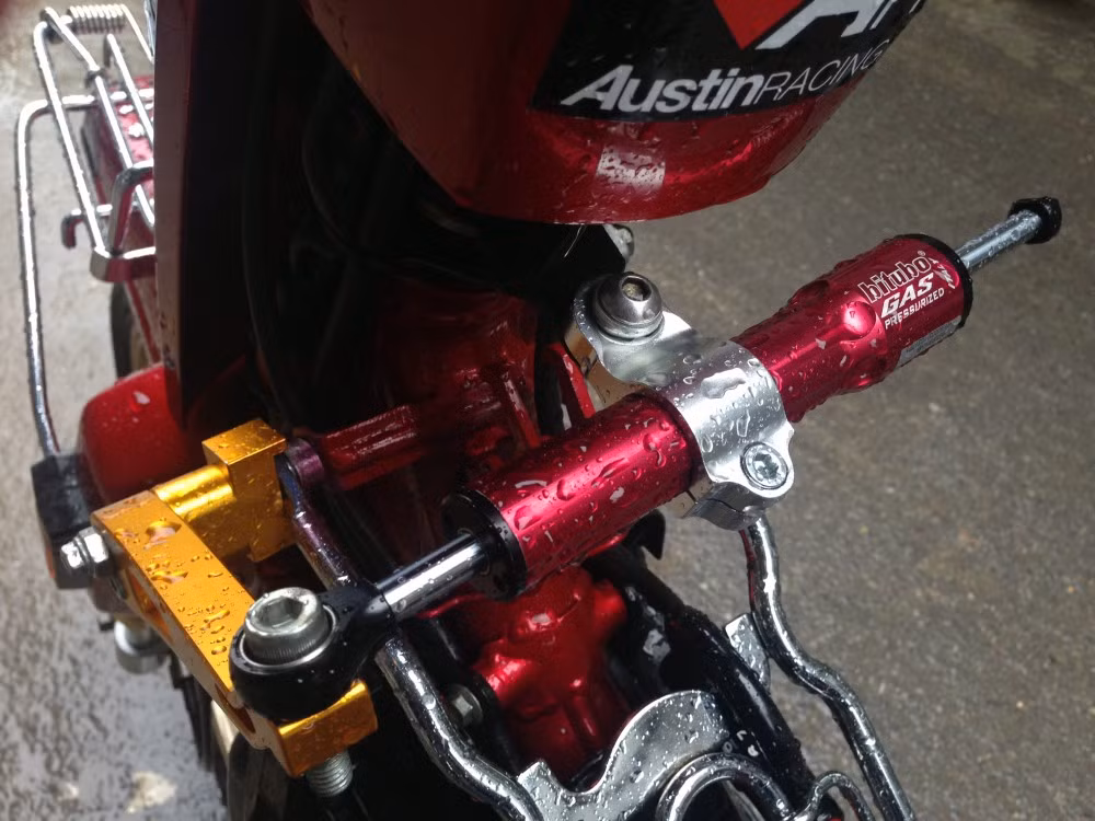 Trợ lực Bitubo gắn trên xe được cho là có giá tiền triệu.