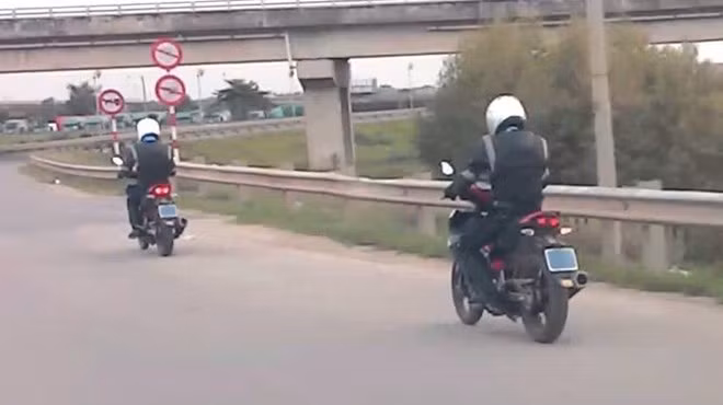 Hình ảnh được cho là Exciter 150cc trên đường thử tại Thái Lan.