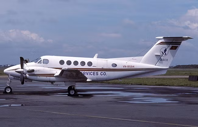 Chiếc máy bay mang số hiệu VN-B594 xảy ra sự cố tiếp đất bằng bụng.
