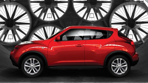 Nissan Juke kiểu dáng thể thao năng động nhưng không kém phần nữ tính.