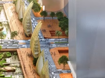 Khi hoàn thành, đây sẽ là quảng trường lớn nhất Việt Nam với quy mô sử dụng tối đa lên đến 430.000 người.