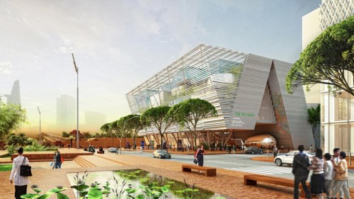 Một công trình khác dự kiến hoàn thành trong năm 2015 là Trung tâm triển lãm quy hoạch TP HCM. Tòa nhà cao 5 tầng với tổng diện tích 18.000 m2, vốn đầu tư 35 triệu USD.