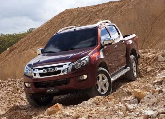 Isuzu D-MaX: Tiêu thụ 195 chiếc trong 7 tháng đầu năm 2014. Nổi tiếng với khả năng tiết kiệm nhiên liệu, Isuzu D-Max cũng đang được khá nhiều người dùng ưa chuộng. Phiên bản 2014 sử dụng động cơ diesel 4 xi-lanh, tăng áp, dung tích 2,5 lít, sản sinh công suất tối đa 136 mã lực tại 3.600 vòng/phút và mô-men xoắn cực đại 294 Nm tại 1.800 - 3.200 vòng/phút.