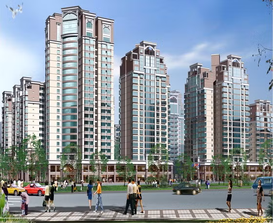 Tại dự án Khu đô thị Phước Long (TP Nha Trang, Khánh Hòa), nhiều khách hàng tố cáo HUD Nha Trang (công ty con của HUD) ép buộc khách hàng nhận nhà thô với giá "trên trời". Ảnh: Phối cảnh dự án.