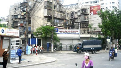 Khu tập thể dầu khí đã xuống cấp nghiêm trọng từ nhiều năm nay.