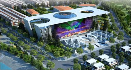 Dự án gồm các hạng mục công trình: văn phòng các doanh nghiệp, trung tâm thể dục thể thao, dịch vụ hỗn hợp, nhà vườn cao cấp, rạp chiếu phim, trường mầm non, nhà văn hóa, đất thổ cư, bãi đỗ xe, nhà hàng, ngân hàng, viễn thông...