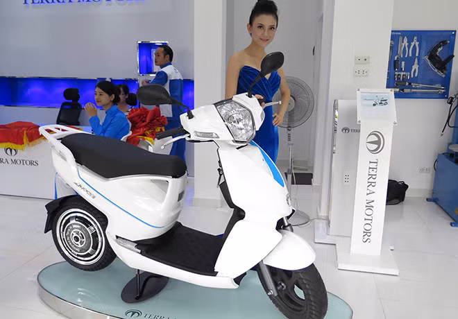 Mẫu xe máy điện Terra A4000i.