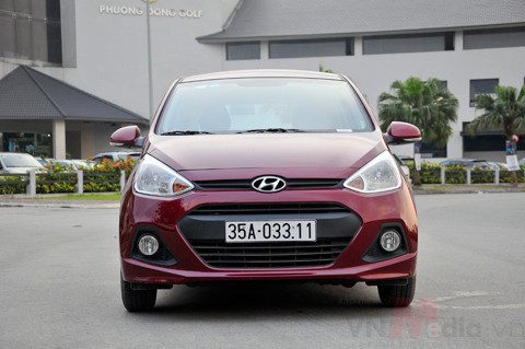 Grand i10, một trong những mẫu xe nhập khẩu hút khách nhất thị trường.