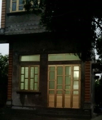 Căn nhà nơi Thọ làm trò đồi bại với 2 con gái ruột.