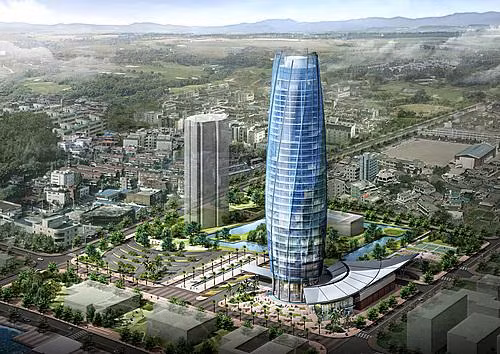 Những dự án khủng được coi là một thế mạnh của Đà Nẵng. Trong đó, đặc biệt nhất là việc Đà Nẵng đang gấp rút hoàn thiện tòa nhà Trung tâm hành chính. Tòa tháp cao 166,8 m với tổng vốn đầu tư 1.900 tỷ đồng gồm 2 tầng hầm và 34 tầng nổi, là nơi làm việc của khoảng 1.800 cán bộ các ban ngành đoàn thể trong thành phố. Tòa nhà như một ngọn hải đăng dẫn đường, nổi bật bên sông Hàn.