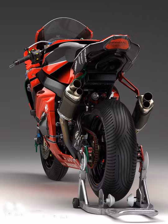 Đuôi xe cong và gợi cảm.