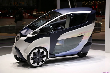 Toyota i-Road Electric Microcar.