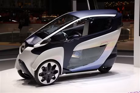 Toyota i-Road Electric Microcar.
