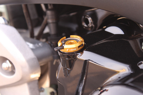 Một điểm nhấn nhá trên xe.