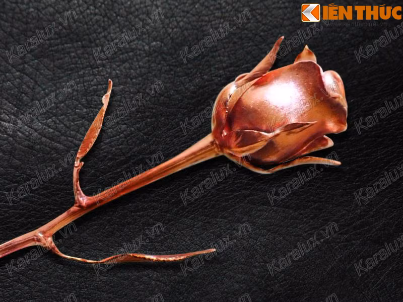 Xem “che tac” hoa hong vang 24K tang nang 8/3