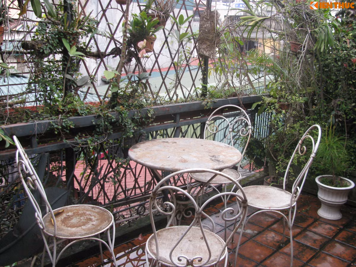 Cũng như nhà thơ Phan Vũ, anh Thăng cần không gian để "thả lỏng" tâm hồn, sáng tác nghệ thuật. Và ban công nhỏ trên tầng 2 với nhiều cây xanh, hoa lan là nơi mà anh Thăng gọi là "khoảng trời thư giãn". Nghe anh Thăng trò chuyện mới cảm nhận được tình yêu thương, trìu mến dành cho ngôi nhà tuy mộc mạc song lại gợi nhớ một Hà Nội xưa cũ và đáng nhớ, đáng trân trọng biết nhường nào.