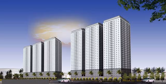 Phối cảnh dự án chung cư Đại Thanh.