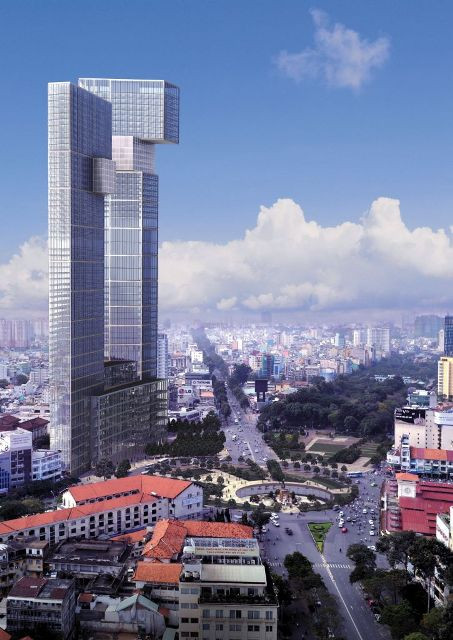 The One gồm 2 tòa tháp lần lượt cao 48 và 55 tầng có hướng nhìn ra chợ Bến Thành. Dự án có 4 chức năng: khách sạn 6 sao, văn phòng cho thuê hạng A+, trung tâm thương mại và căn hộ dịch vụ cho thuê. Tổng vốn đầu tư ước tính 500 triệu USD. Đây cũng là tòa tháp đôi đầu tiên tại TP HCM.