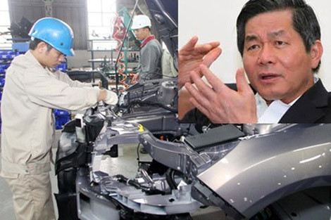Bộ trưởng Bộ Kế hoạch và Đầu tư Bùi Quang Vinh vẫn đau đáu chiếc ô tô Made in VietNam.