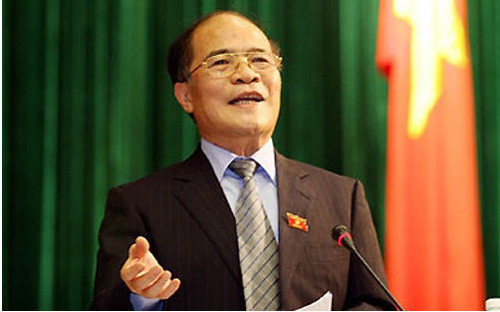 Chủ tịch Quốc hội Nguyễn Sinh Hùng. Ảnh: Internet