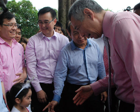 Thủ tướng Singapore Lý Hiển Long tại Hà Nội.