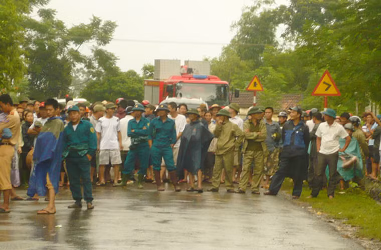 Hiện tại, tung tích 5 nạn nhân cùng chiếc xe vẫn chưa được tìm thấy. Ảnh: An ninh Thủ đô
