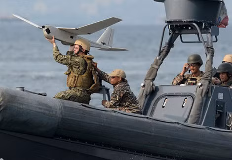 Binh sĩ Hải quân Mỹ - Philippines tập trận chung.