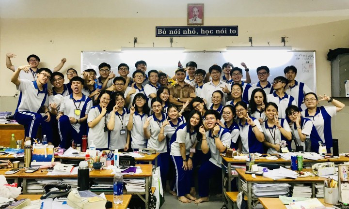 Lop hoc co 36/39 hoc sinh dat tren 27 diem xet tuyen vao dai hoc