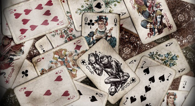  Bích ♠, Heart ♥, Club ♣, và Diamond ♦ tượng trưng cho bốn mùa xuân, hạ, thu, đông. 13 đại diện cho 13 tuần trong một mùa.13 điểm của mỗi mẫu (1-13) cộng đến 91 điểm, và mỗi mùa cũng là 91 ngày. Toàn bộ thẻ chỉ có hai màu, đỏ cho ban ngày và đen cho ban đêm. Trong số những quân đầu người, K là vua (King), Q là hoàng hậu (Queen) còn J là quân lính (Jack). Hình minh họa. Ảnh: Thefactsite