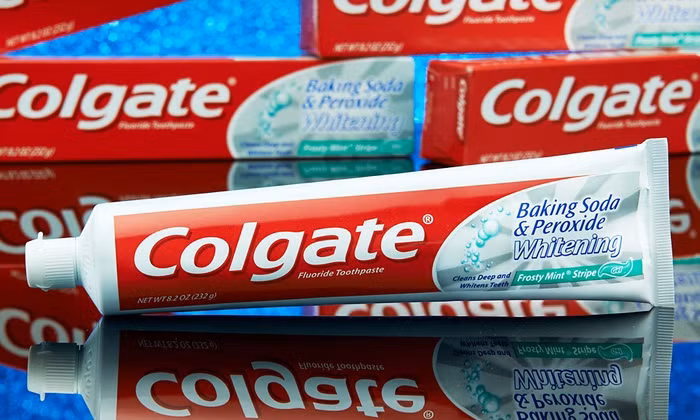 Hình ảnh sản phẩm kem đánh răng Colgate (ảnh minh họa).