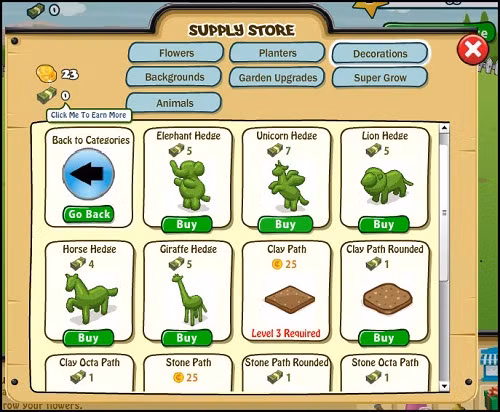 Cửa hàng mua sắm trong một trò chơi trực tuyến