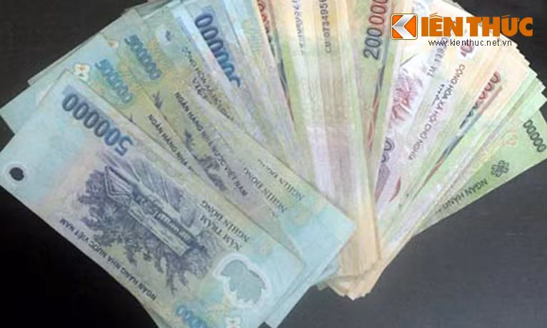 Số tiền các đối tượng lừa đảo của người dân.