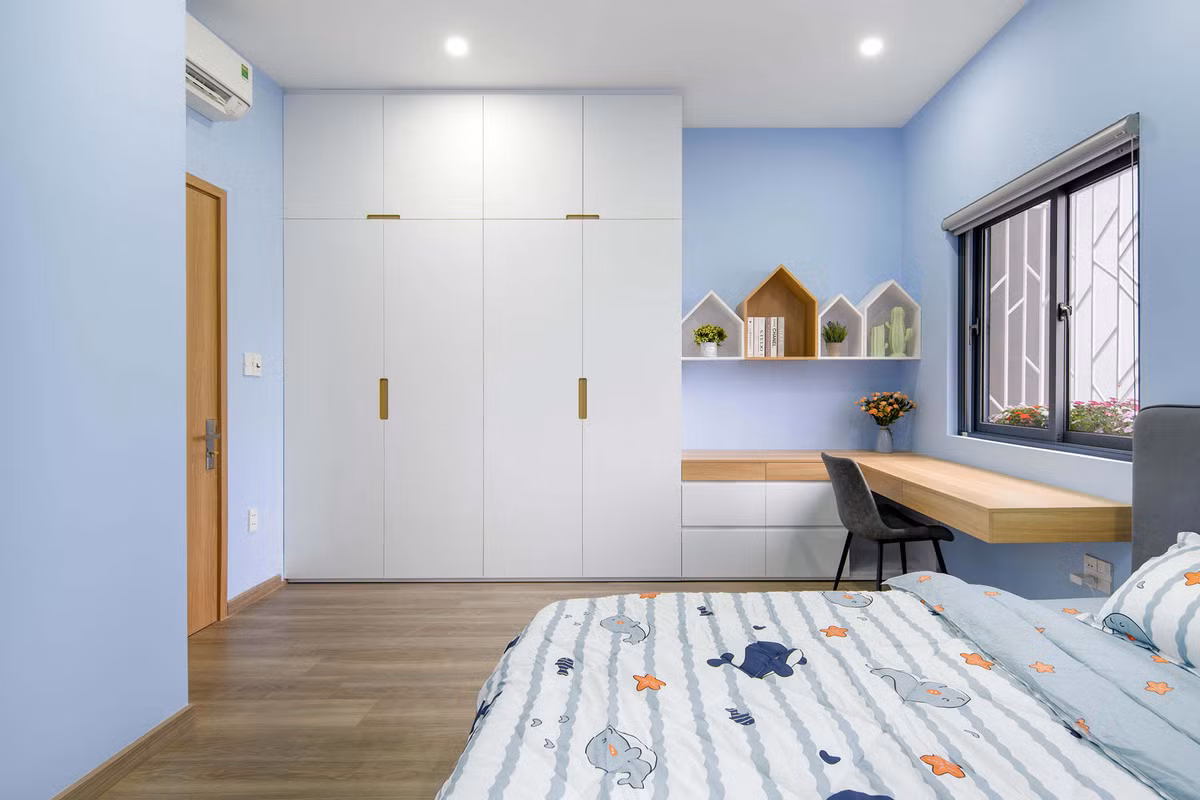 Nha pho 3 tang o Da Nang khac phuc duoc nhuoc diem thieu sang-Hinh-14