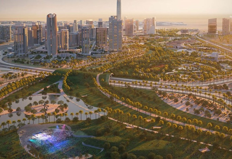 Thành phố còn có một công viên dài 10km và một nhà thờ Hồi Giáo khổng lồ đang dần hình thành.