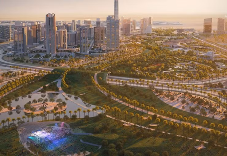 Thành phố còn có một công viên dài 10km và một nhà thờ Hồi Giáo khổng lồ đang dần hình thành.