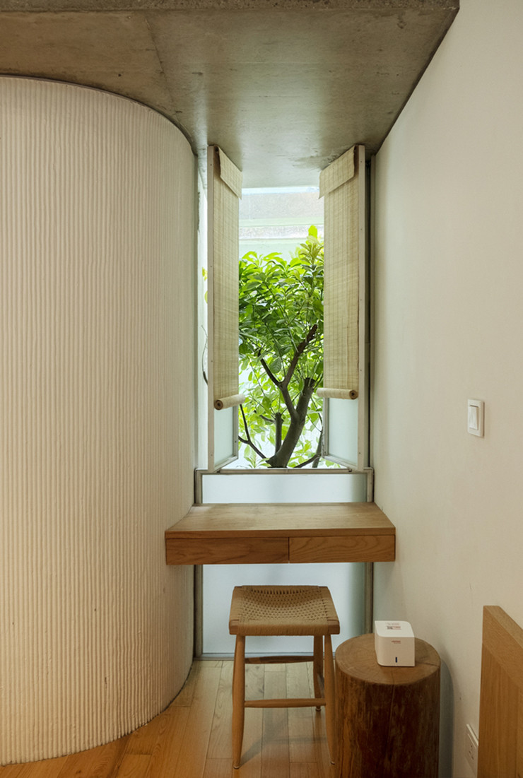 Tầng 3 được bố trí phòng ngủ và phòng học cho trẻ em.