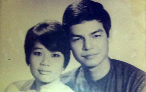 Vợ chồng “Thiếu tá” Lê Quang Ninh.