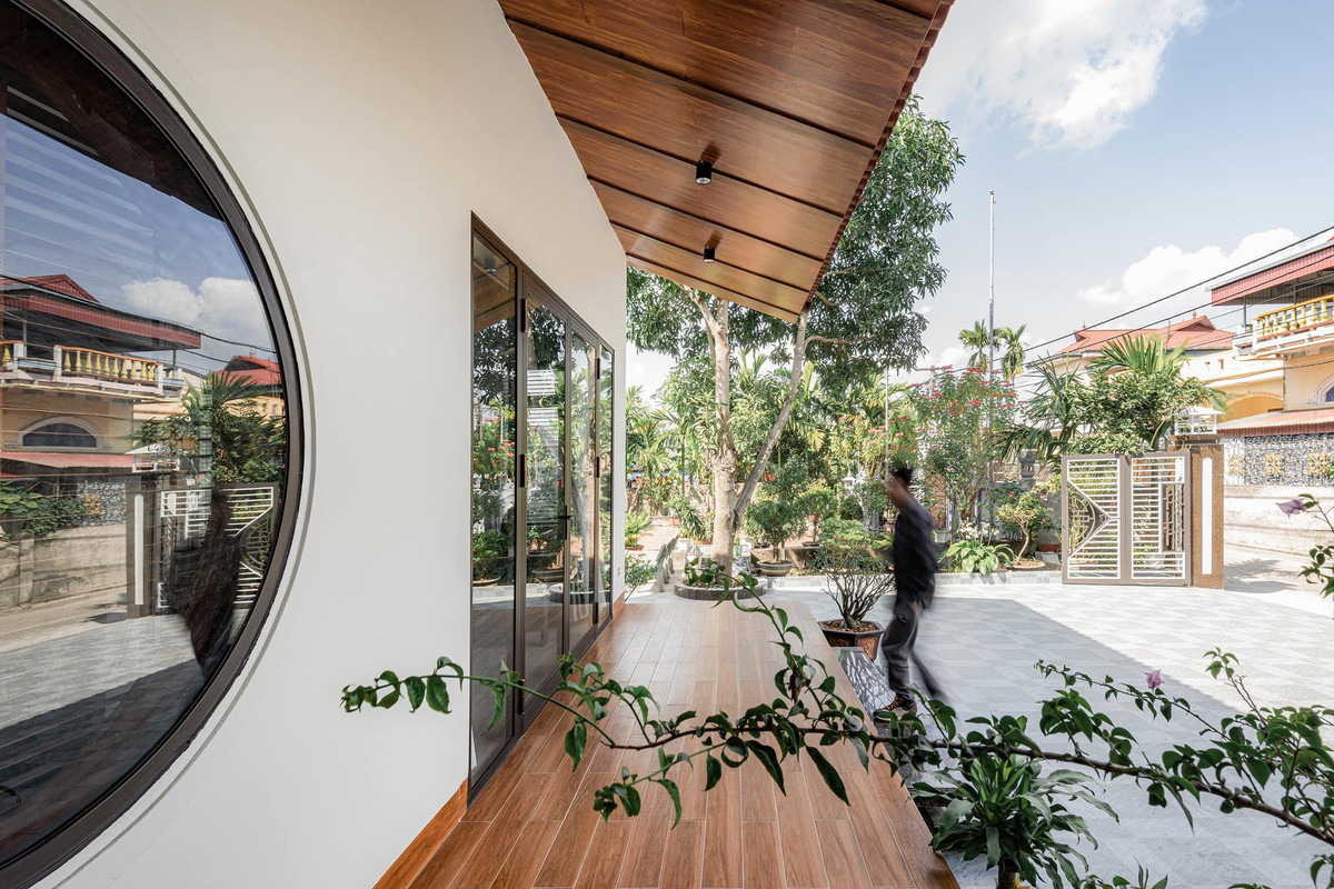 Ngôi nhà đông ấm, hè mát mang phong cách Nhật ở Thái Bình - Hình 3 Ngoi nha dong am, he mat mang phong cach Nhat o Thai Binh-Hinh-3