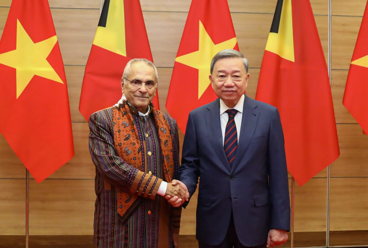 Chu tich nuoc To Lam chu tri chieu dai trong the Tong thong Timor Leste