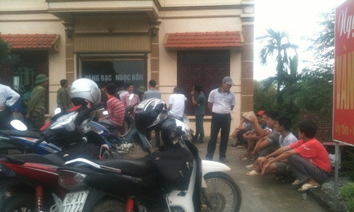 Tiệm vàng Ngọc Bốn, nơi xảy ra vụ cướp.