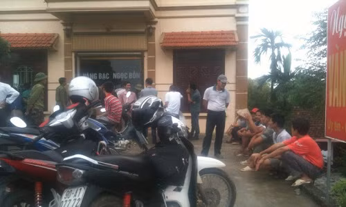 Tiệm vàng Ngọc Bốn, nơi xảy ra vụ cướp.