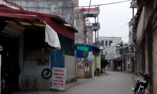 Khu vực nơi xảy ra vụ việc.